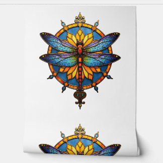 Mandala Libelle Leuchtende Heilige Geometrie Spiri Tapete