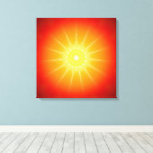 Mandala-Lichtgeist Leinwanddruck (Insitu (Holzboden))