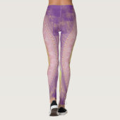 MANDALA ~ Lila Gelb - Leggings (Rückseite)