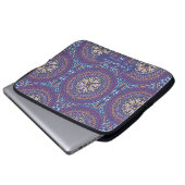 Mandala Lila Laptopschutzhülle (Vorne Knopf)