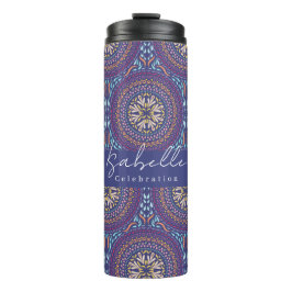 Mandala Lila Thermosbecher