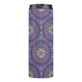Mandala Lila Thermosbecher (Rückseite)