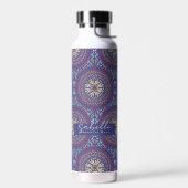 Mandala Lila Trinkflasche (Links)