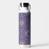 Mandala Lila Trinkflasche (Vorne)