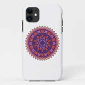 Mandala lila und rosa Case-Mate iPhone hülle (Rückseite)