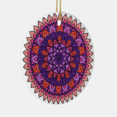 Mandala lila und rosa keramik ornament (Rechts)