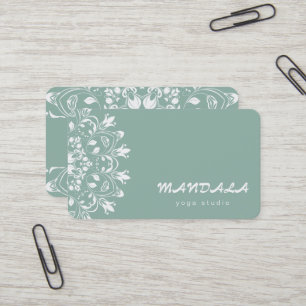 MANDALA LOGO INDIVIDUALISIERTER YOGA INSTRUCKTOR VISITENKARTE