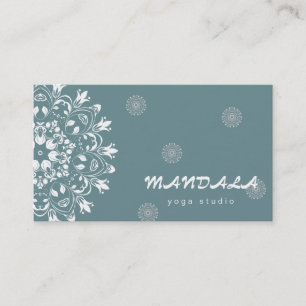 MANDALA LOGO INDIVIDUELL ANGEPASSTER YOGA  INSTRUC VISITENKARTE