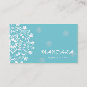 MANDALA LOGO INDIVIDUELL ANGEPASSTER YOGA  INSTRUC VISITENKARTE