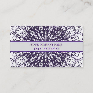 MANDALA LOGO INDIVIDUELL ANGEPASSTER YOGA-INSTRUCT VISITENKARTE