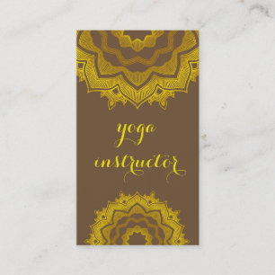 MANDALA LOGO INDIVIDUELL ANGEPASSTER YOGA-INSTRUKT VISITENKARTE
