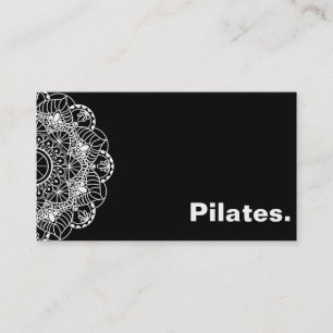 MANDALA-LOGO ZURÜCK FÜR DEN YOGA-INSTRUCTOR VISITENKARTE