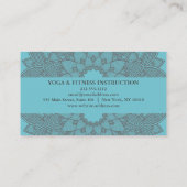 MANDALA-LOGO ZURÜCK FÜR DEN YOGA-INSTRUCTOR VISITENKARTE (Rückseite)