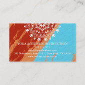 MANDALA-LOGO ZURÜCK FÜR DEN YOGA-INSTRUCTOR VISITENKARTE (Rückseite)