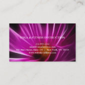 MANDALA-LOGO ZURÜCK FÜR DEN YOGA-INSTRUCTOR VISITENKARTE (Rückseite)