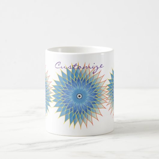Mandala Lotus Blossom Thunder_Cove Kaffeetasse (Mittel)