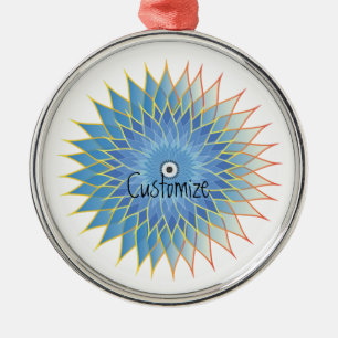 Mandala Lotus Blossom Thunder_Cove Ornament Aus Metall