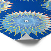 Mandala Lotus Blossom Thunder_Cove Poster (Ecke)
