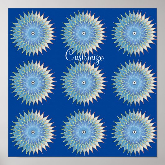 Mandala Lotus Blossom Thunder_Cove Poster (Vorne)