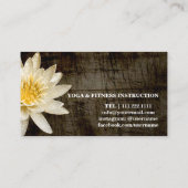 MANDALA LOTUS HOLZINSTRUCTOR B VISITENKARTE (Rückseite)