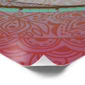 Mandala Lotus Medical Poster (Ecke)