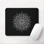Mandala Lotus Zen Kunst Boho Buddha Botanisch Sukk Mousepad (Mit Mouse)