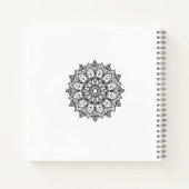 Mandala Love & Hope Deluxe Spiral Notebook Notizblock (Rückseite)