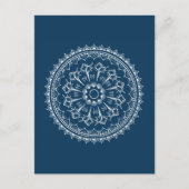 Mandala Made Of Seashells Postkarte (Vorderseite)