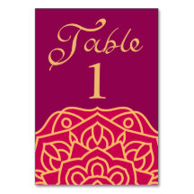 Mandala Magenta Gold Indian Wedding