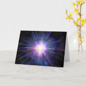 Mandala-Magenta Karte (Gelbe Blume)