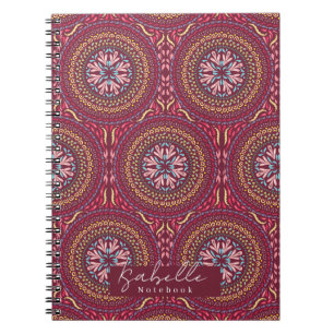 Mandala Magenta Notizblock