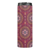 Mandala Magenta Thermosbecher (Rückseite)