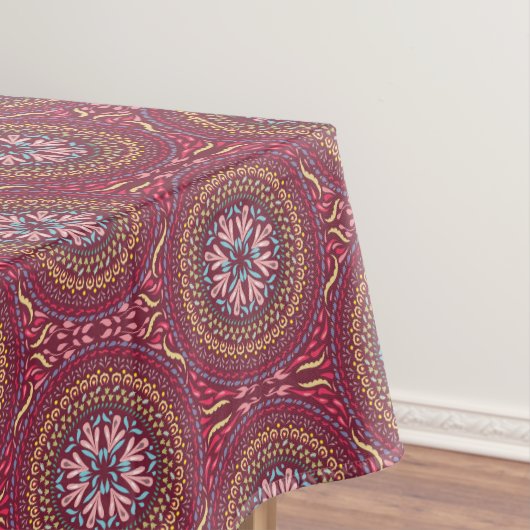Mandala Magenta Tischdecke (Beispiel)