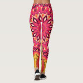 Mandala Magic Fire Power Leggings (Rückseite)