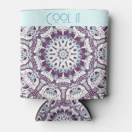 Mandala Magical Spiritual Blue Purple Ornamental. Dosenkühler