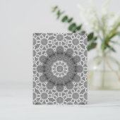 Mandala Magie vertikale Postkarte (Stehend Vorderseite)