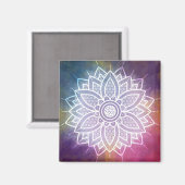 Mandala Magnet (Vorderseite/Rückseite)