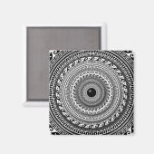 Mandala Magnet (Vorderseite/Rückseite)
