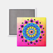 Mandala Magnet (Vorderseite/Rückseite)