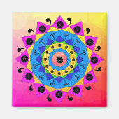 Mandala Magnet (Vorne)