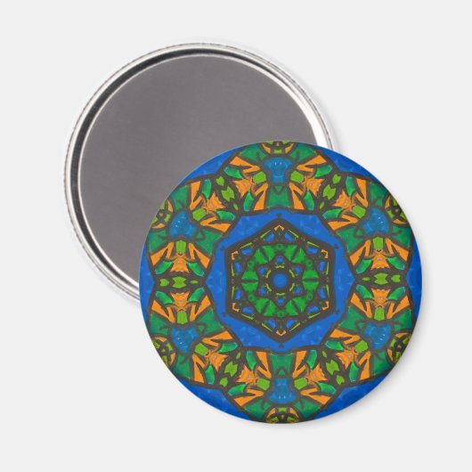Mandala Magnet (Vorderseite/Rückseite)