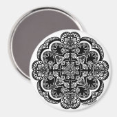 Mandala Magnet (Vorderseite/Rückseite)