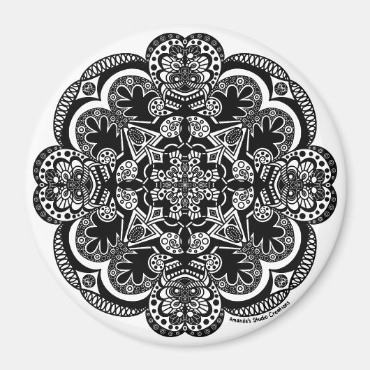 Mandala Magnet (Vorne)