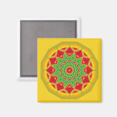 Mandala Magnet (Vorderseite/Rückseite)