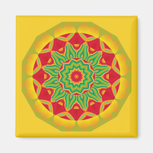 Mandala Magnet (Vorne)