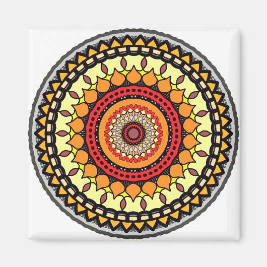 Mandala Magnet (Vorne)