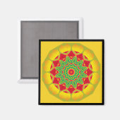 Mandala Magnet (Vorderseite/Rückseite)