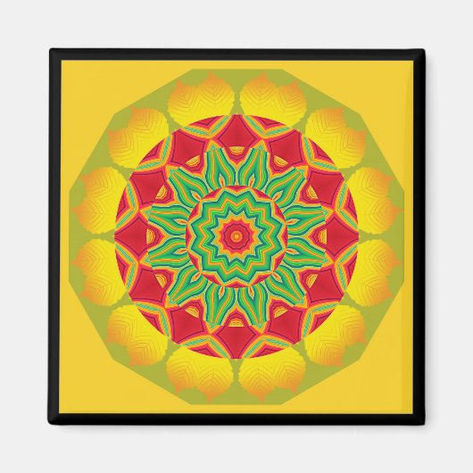 Mandala Magnet (Vorne)