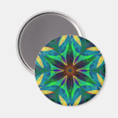 Mandala Magnet Harmonius (Vorderseite/Rückseite)