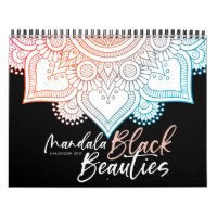 Mandala Malbuch für Erwachsene - Black Beauties